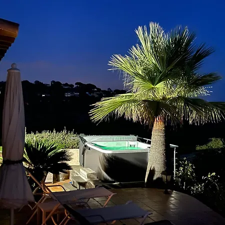Riviera, Sea View, Pool, Jacuzzi, Sauna, Walk To The 빌라 생트막시메