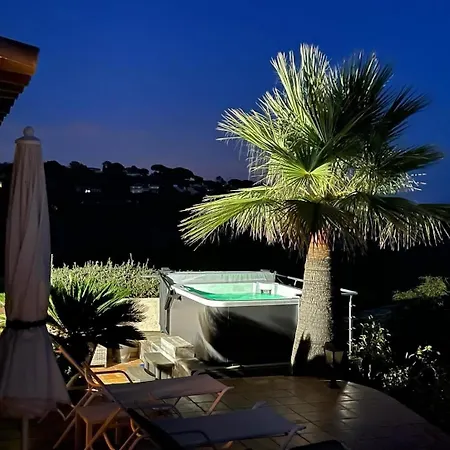 Riviera, Sea View, Pool, Jacuzzi, Sauna, Walk To The * 생트막시메